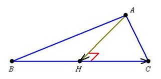 Высота треугольника в пространстве